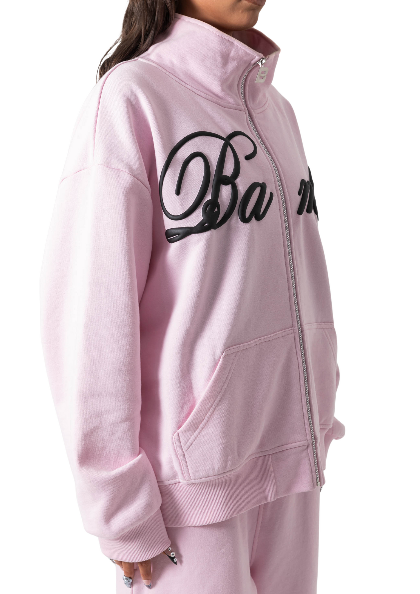 SPEARS ZIP JACKET - PINK