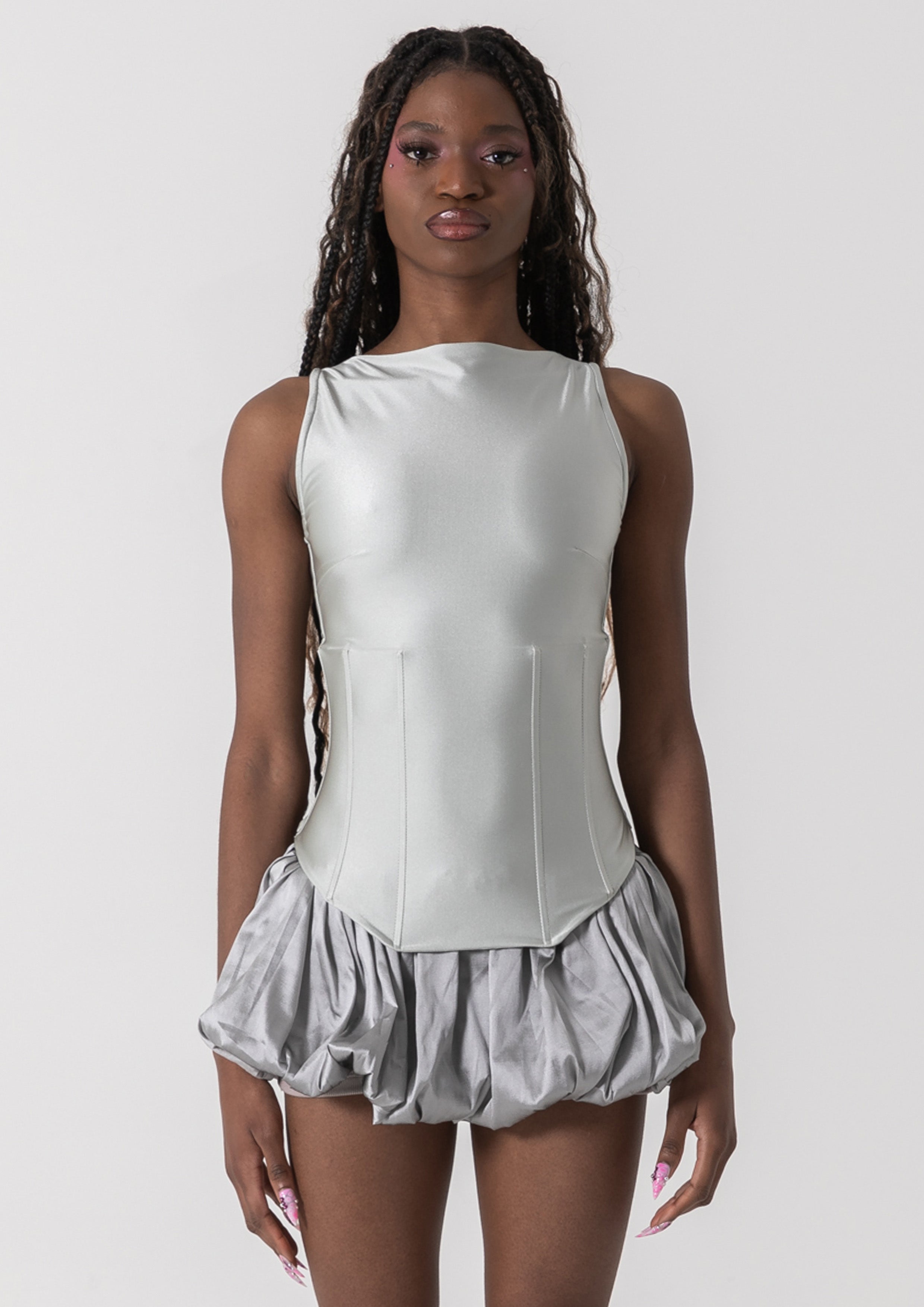 MADISON CORSET - SILVER