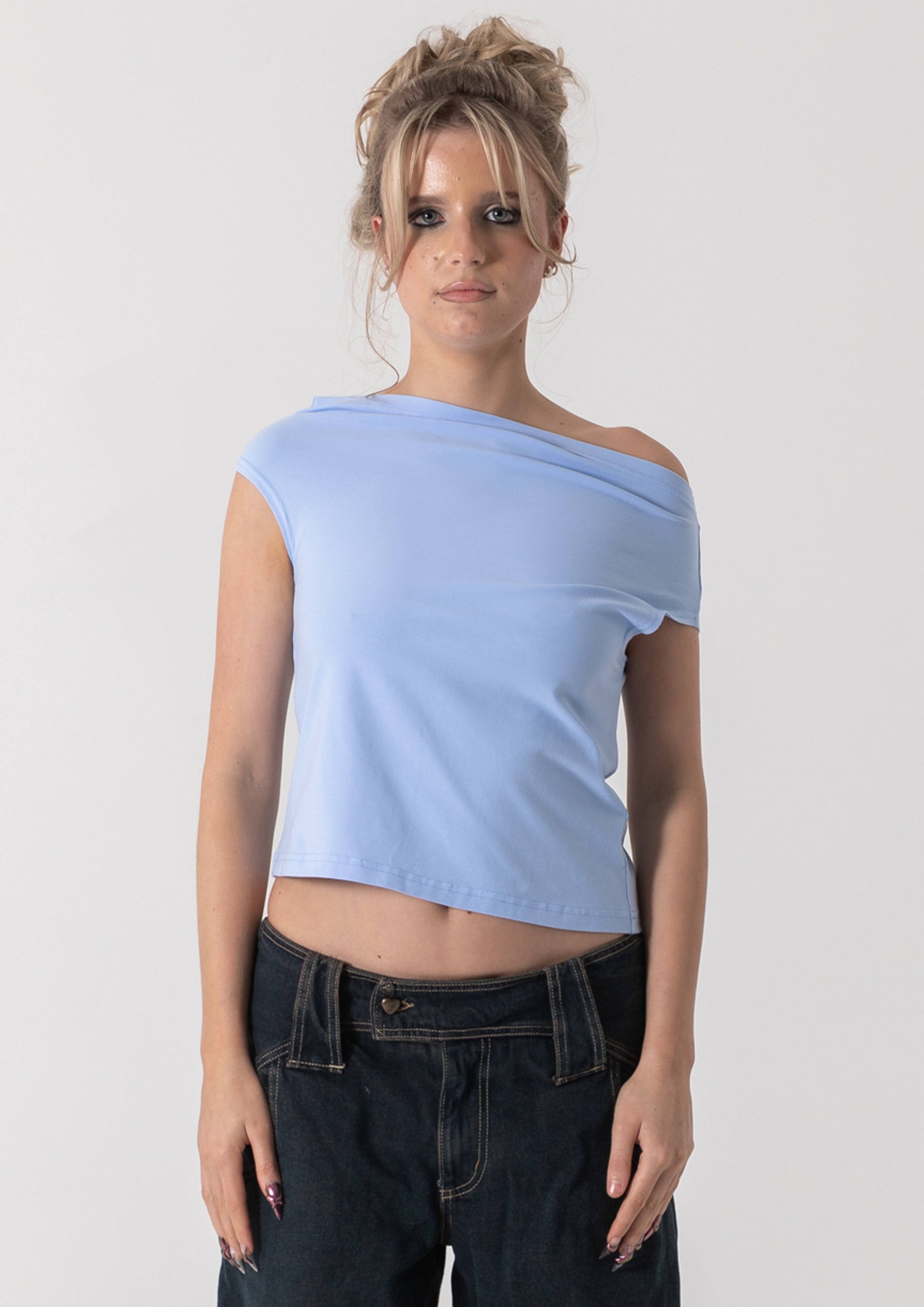 SARA TOP - BLUE