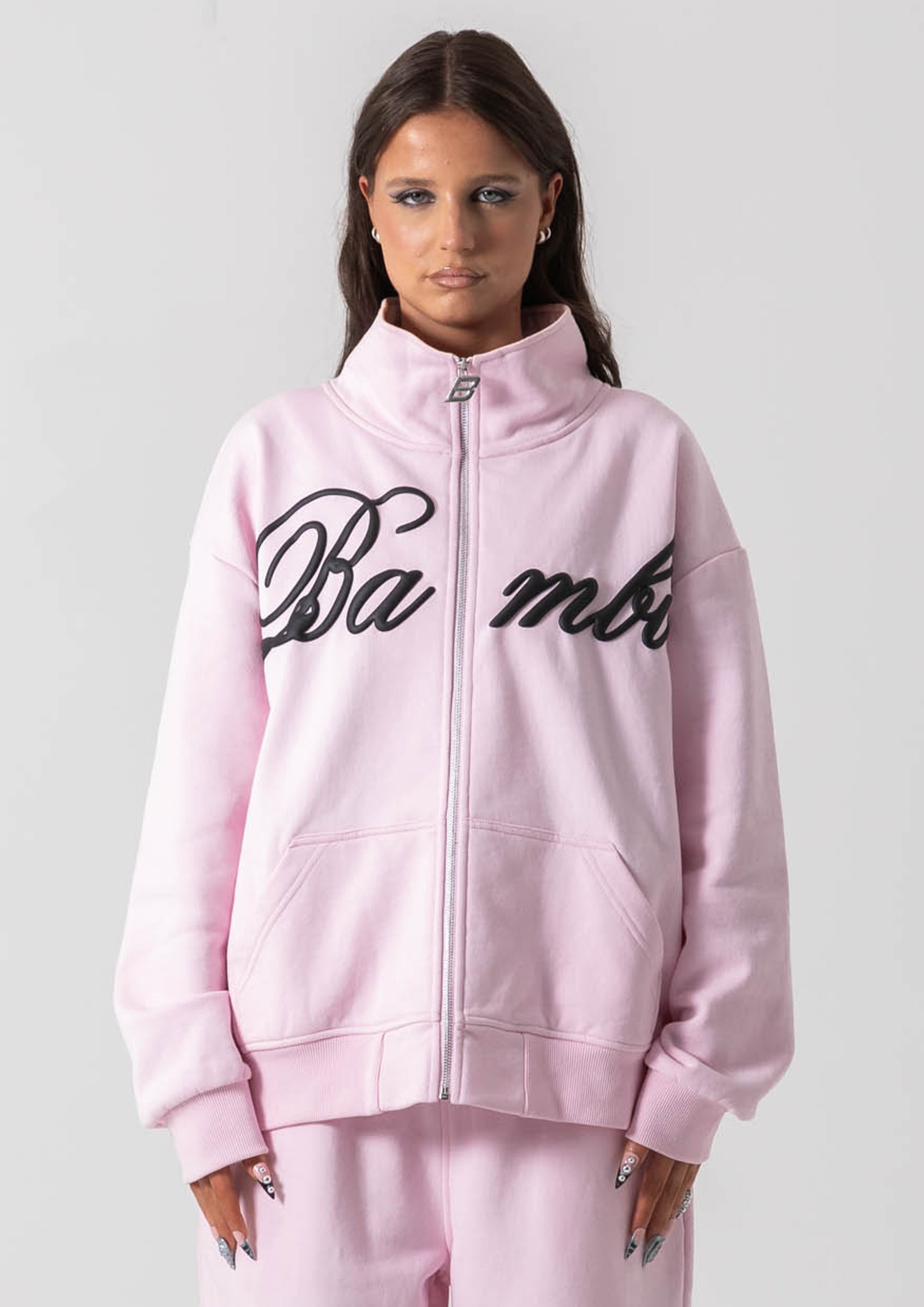 SPEARS ZIP JACKET - PINK