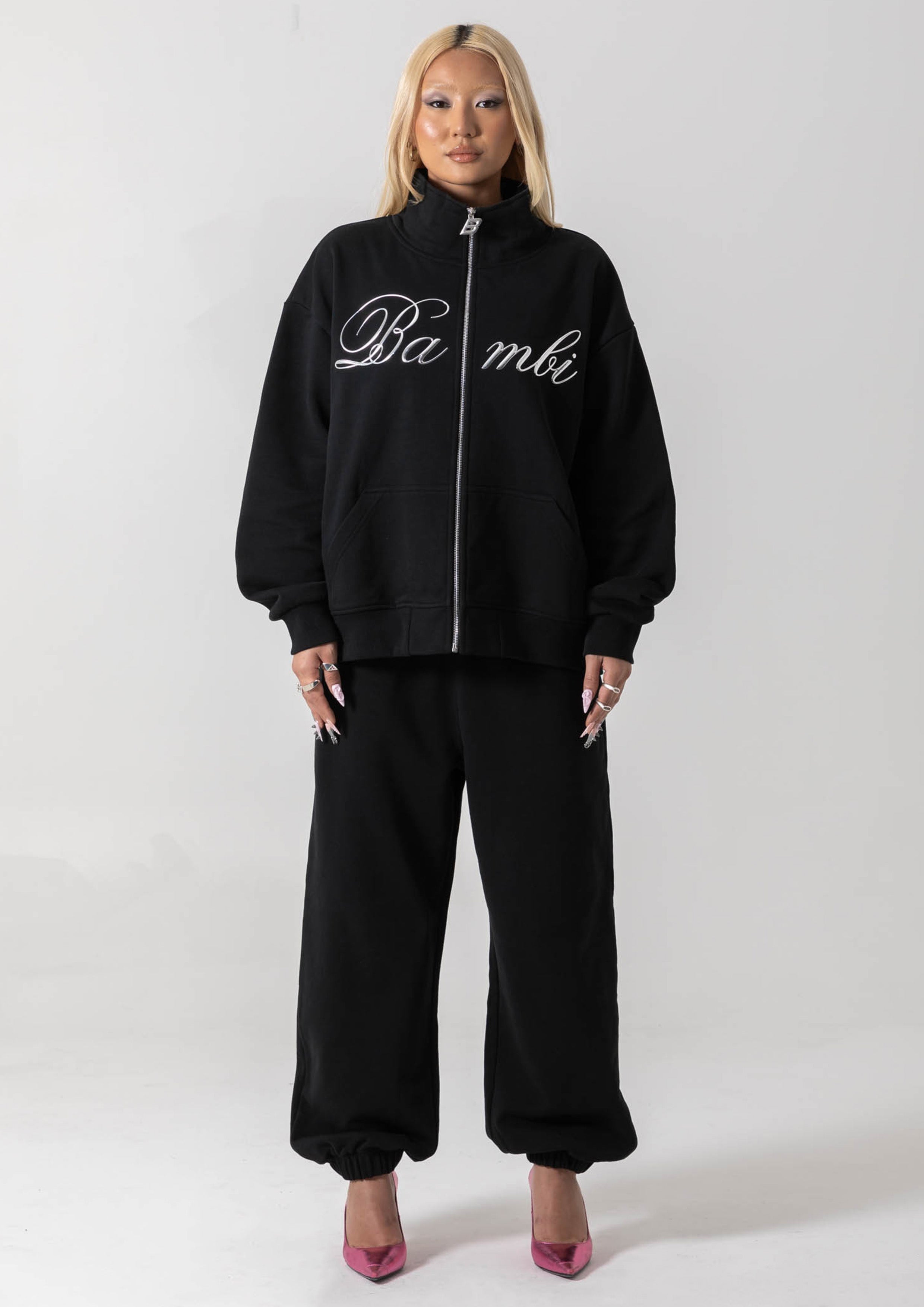 REMI TRACK PANT - BLACK