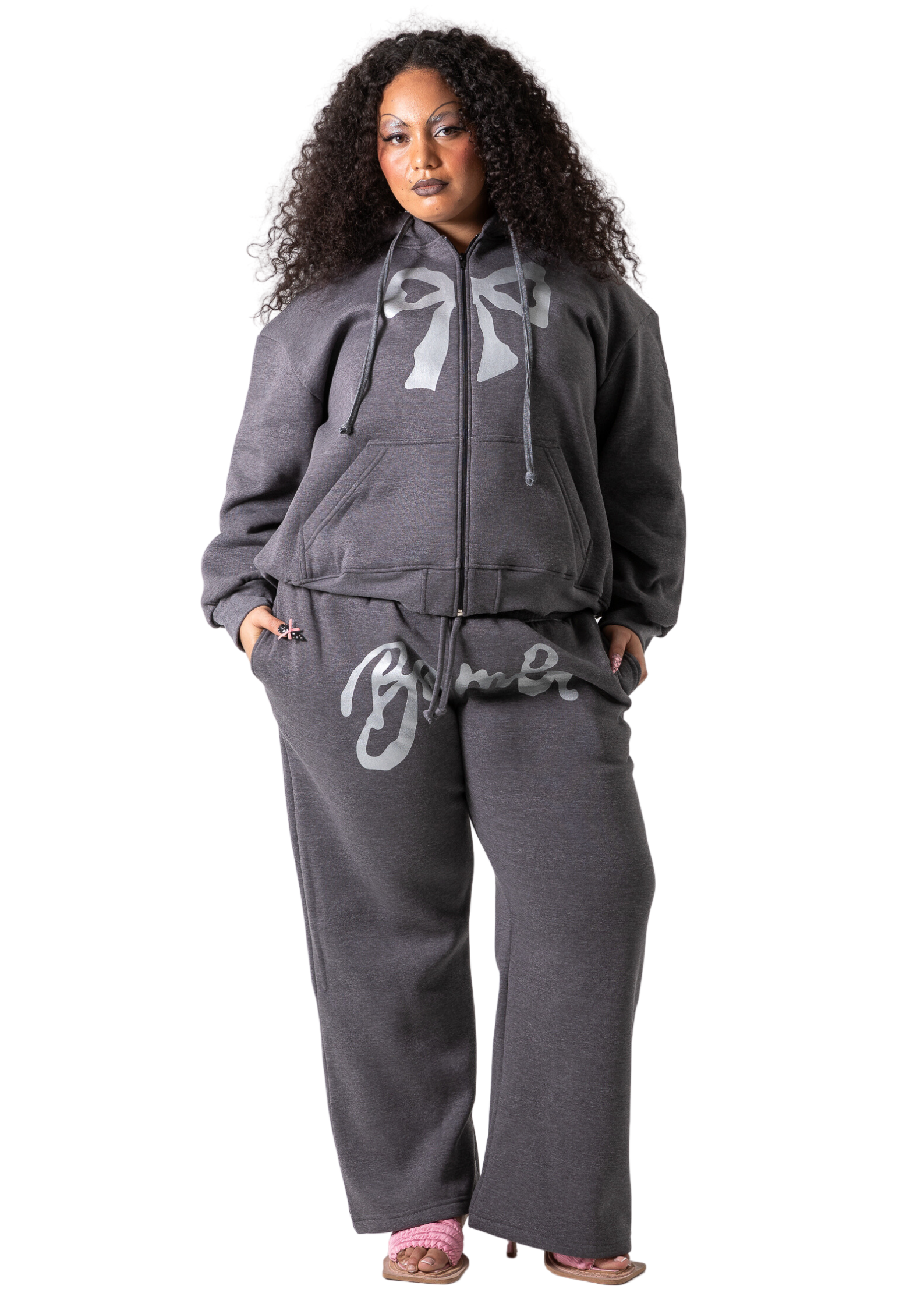 LACHLAN TRACK PANT - CHARCOAL