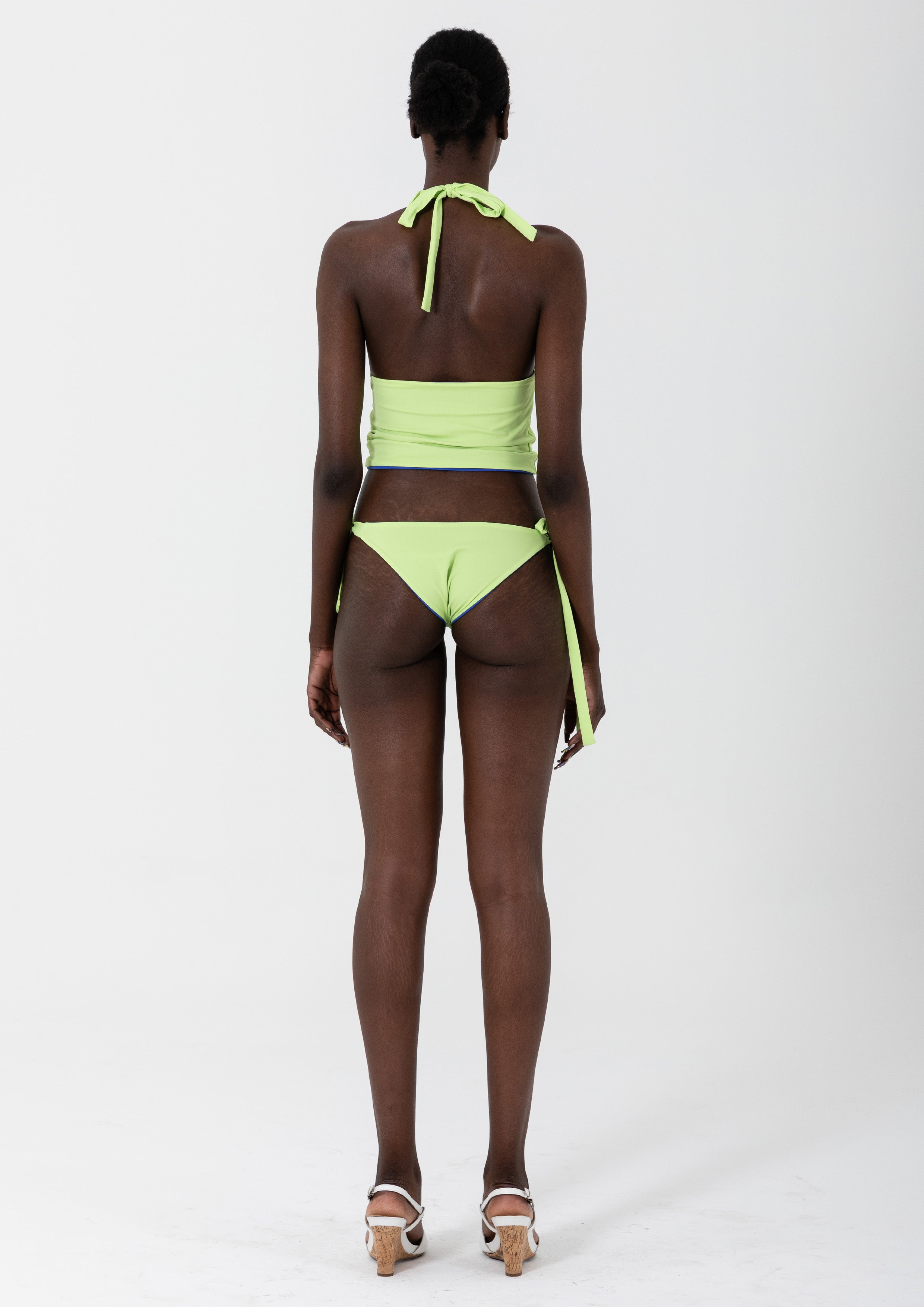 TANKINI BOTTOM - LIME/BLUE