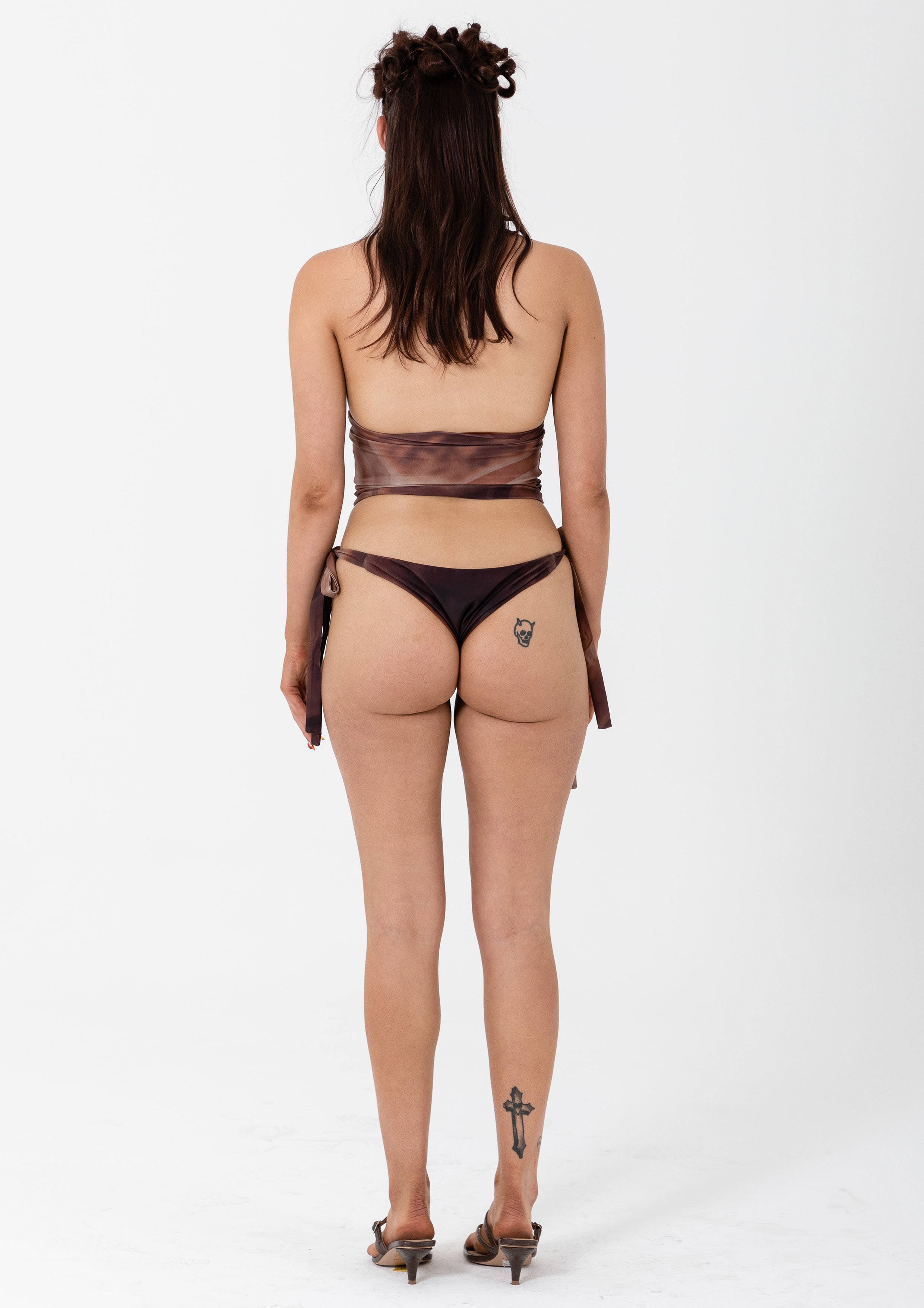 TANKINI BOTTOM - BROWN DYE