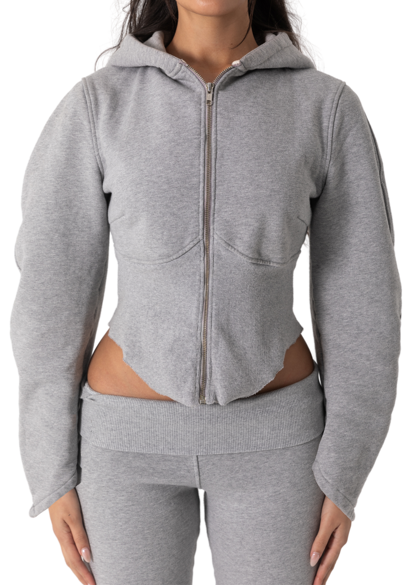 JASMINE ZIP JACKET - GREY