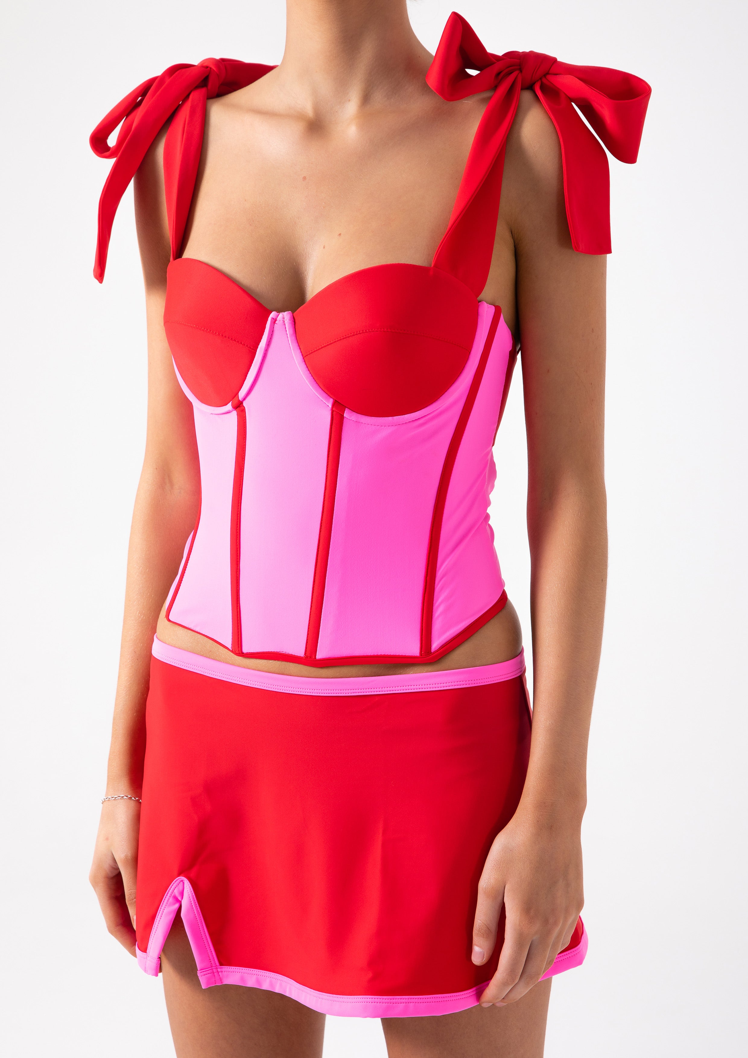 PRINCESS CORSET - RED