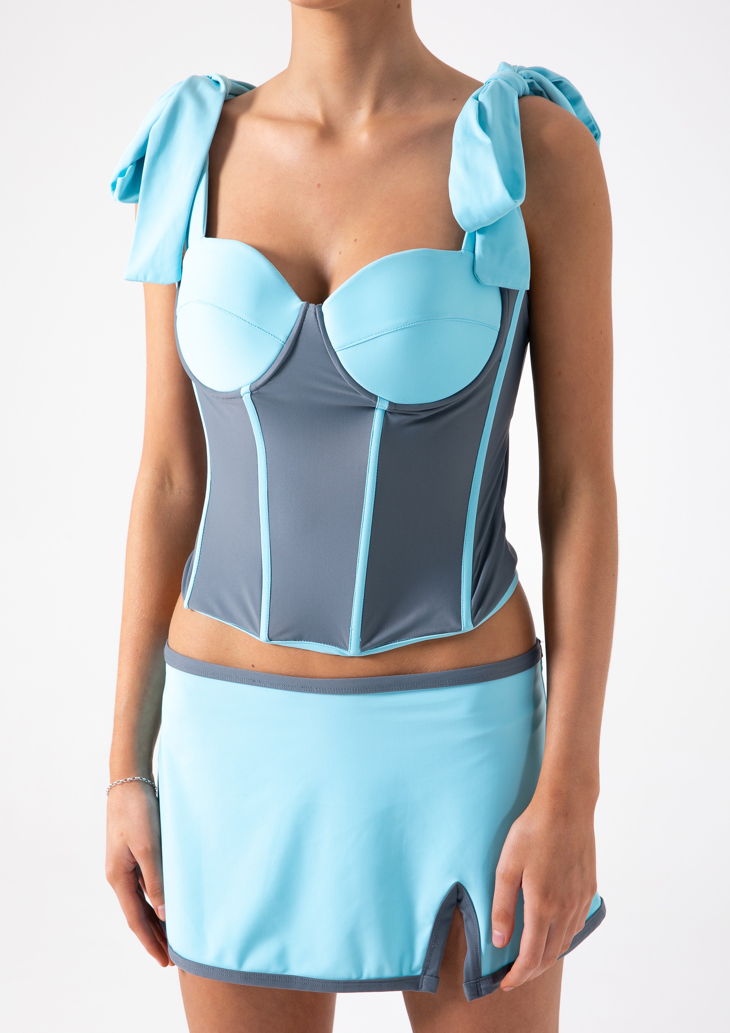 PRINCESS CORSET - CRYSTAL BLUE