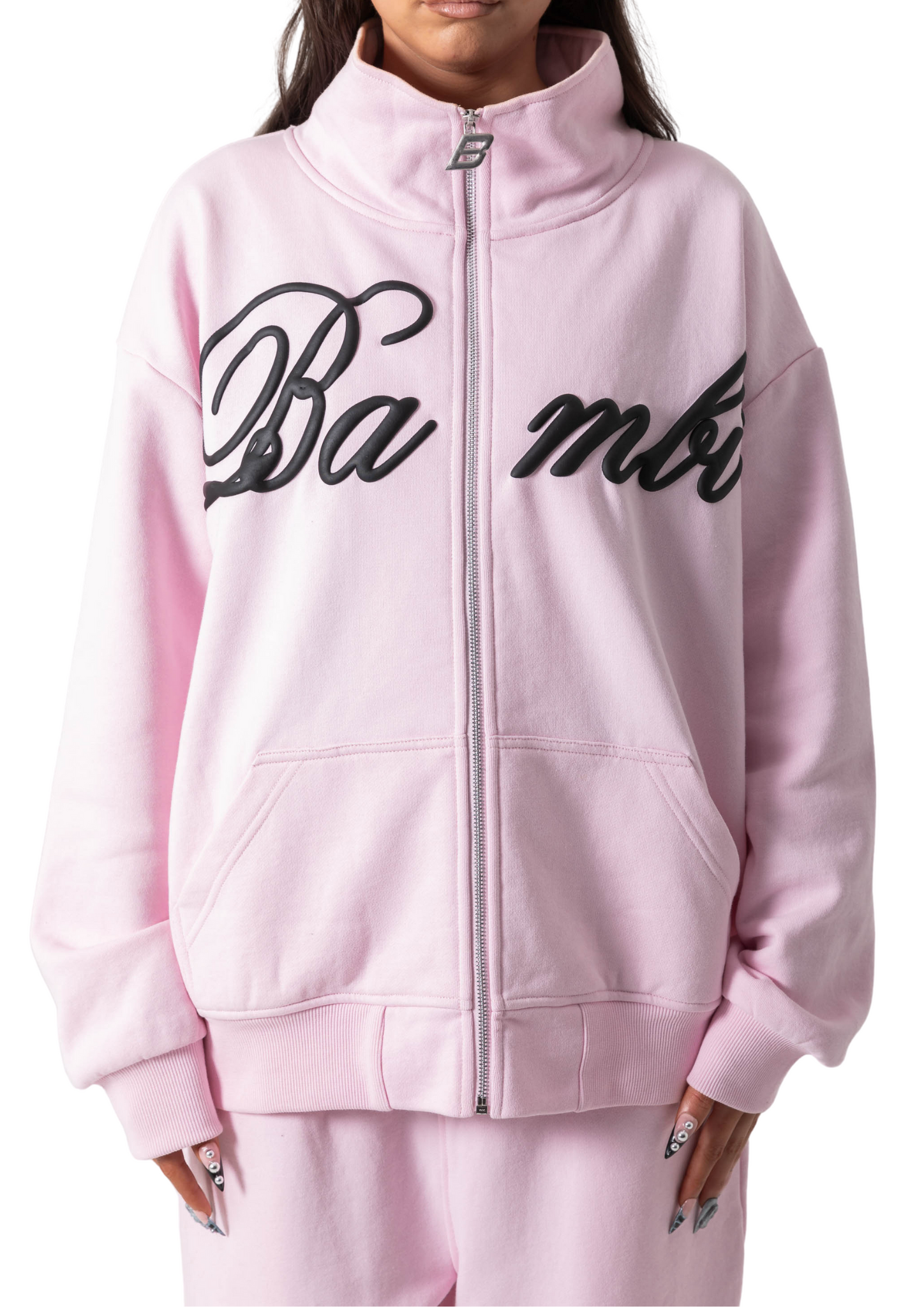 SPEARS ZIP JACKET - PINK